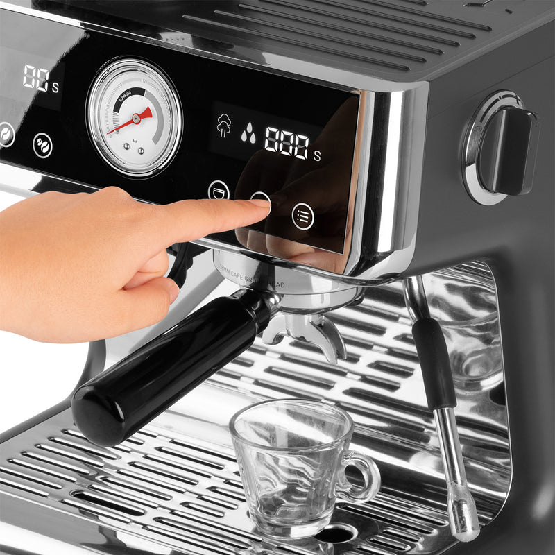 ESPRESSO-GRIND-EXPERT Espresso-Siebträgermaschine mit Mahlwerk - 15 bar