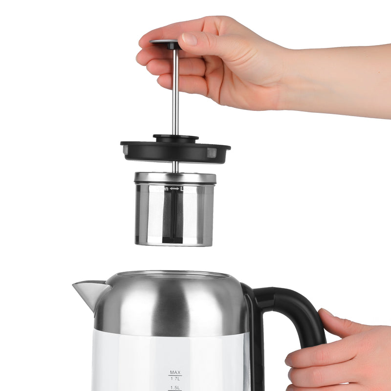TEATIME II Tee- und Wasserkocher mit Teesieb - 1,7 L