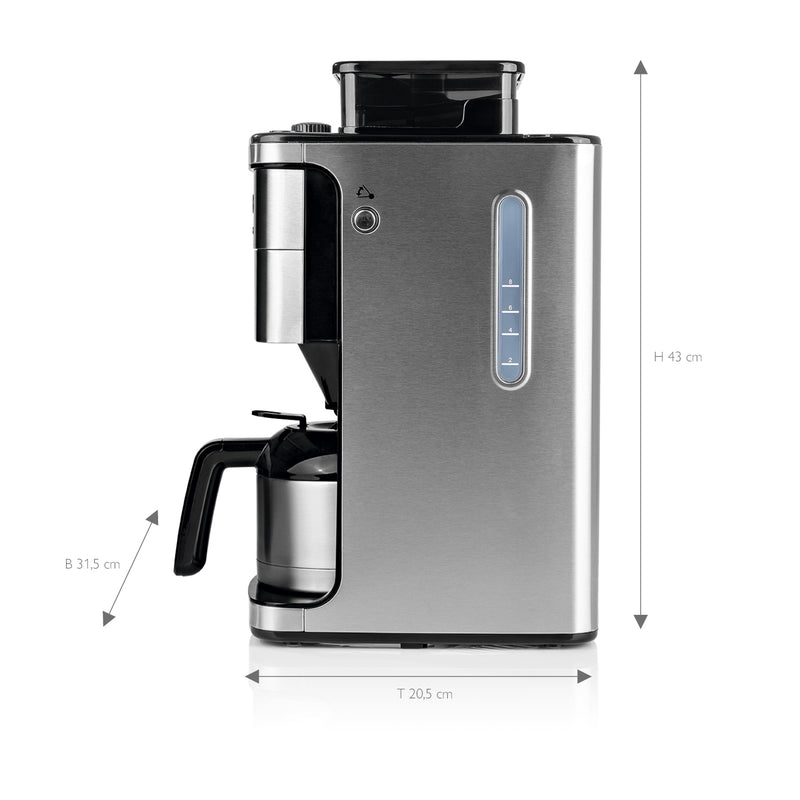 FRESH-AROMA-PERFECT Superior Filterkaffeemaschine mit Mahlwerk - Thermo